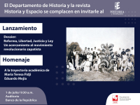 Homenaje a trayectoria académica y lanzamiento de dossier de la Revista Historia y Espacio