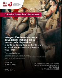 Integraci&oacute;n de un sistema devocional indiano en la Monarqu&iacute;a Hispana : el culto de Santa Rosa de Santa Mar&iacute;a en las ciudades de Lima y M&eacute;xico, 1668-1737.